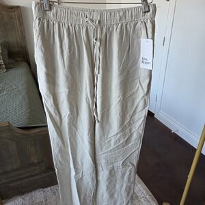 Kim Rogers NEW Linen Tan Pants